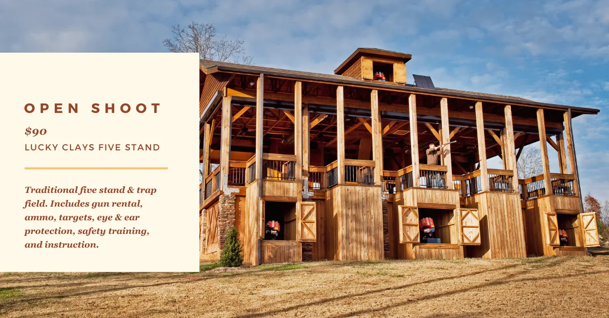 Open Shoot at Lucky Clay's Five Stand