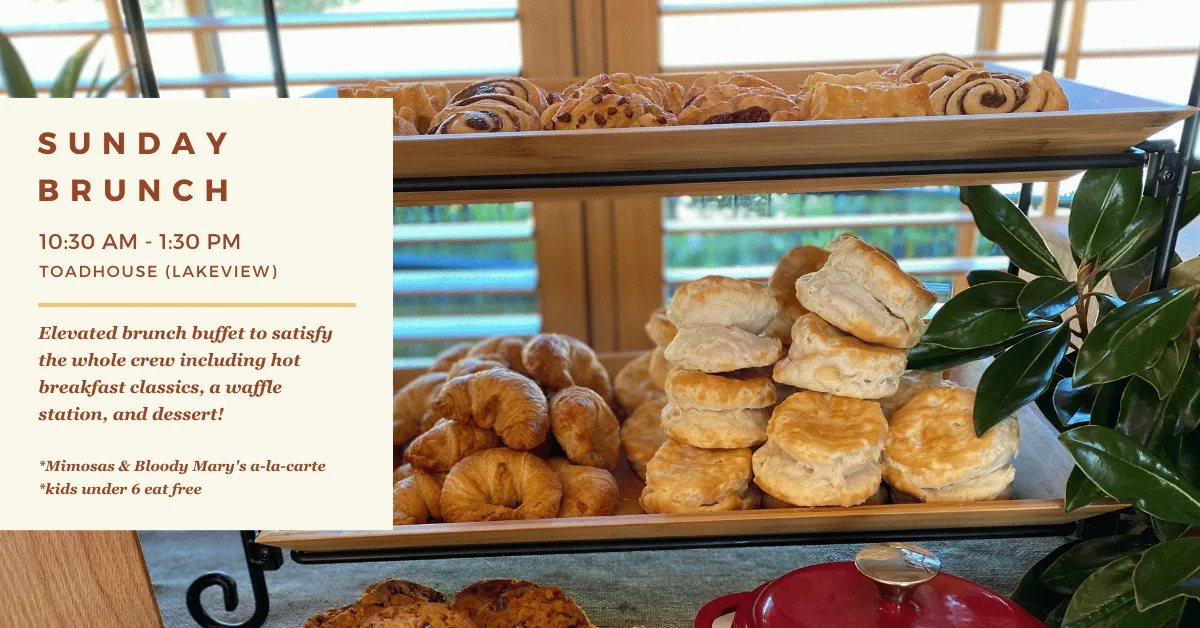 Assortment of brunch biscuits