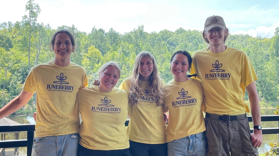 Group of Juneberry Education interns